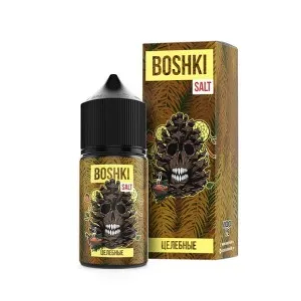 Жидкость BOSHKI Salt Целебные (Мёд трава чай хвоя) (30 мл, 20 мг/мл) в Петрозаводске