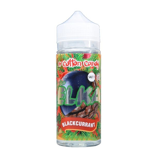 Жидкость Cotton Candy ЁLKA BLACKCURRANT (Хвоя С Мятой И Чёрной Смородиной) (120 мл, 0 мг/мл) в Петрозаводске