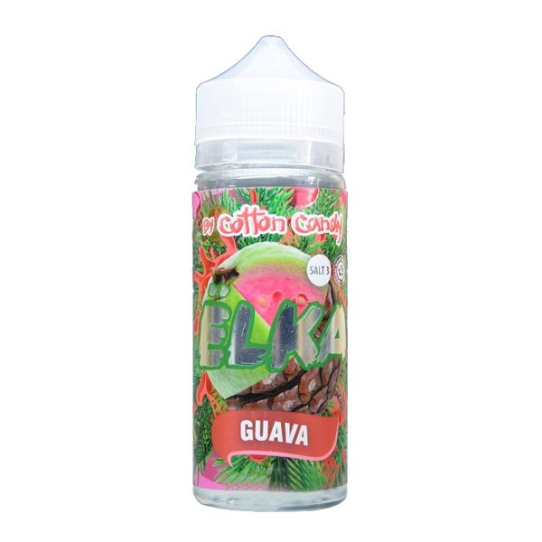 Жидкость Cotton Candy ЁLKA GUAVA (Хвоя С Мятой И Гуавой) (120 мл, 0 мг/мл) в Петрозаводске