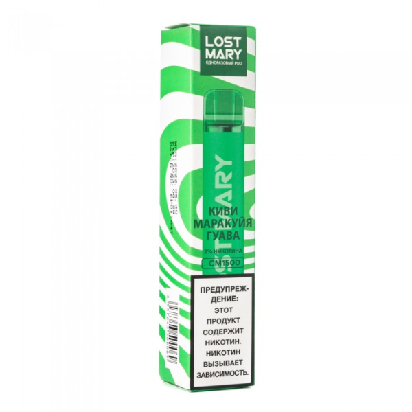 Lost Mary Kiwi Passion Fruit Guava Киви Маракуйя Гуава, 1500 тяг в Петрозаводске