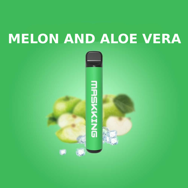 Одноразовая электронная сигарета Maskking High Pro Melon And Aloe Vera (Дыня Алоэ Вера) 1000 затяжек в Петрозаводске