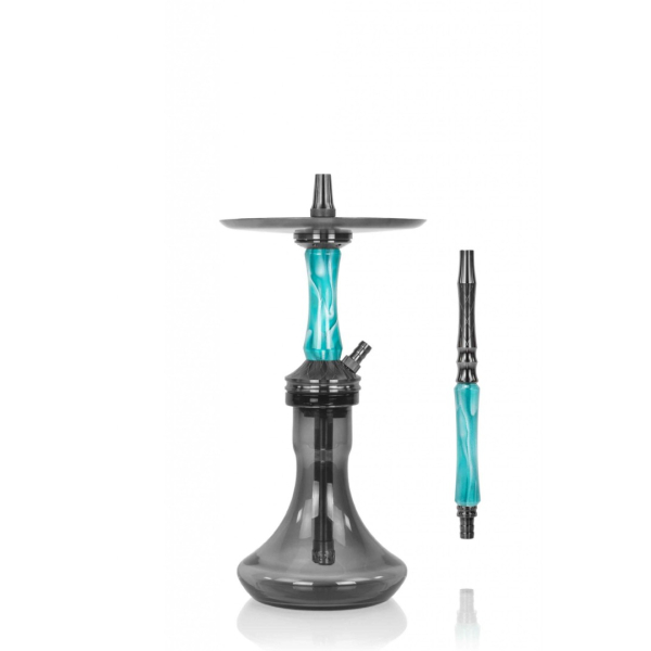 Кальян Ocean Hookah Kaif Small 2 (черный,бирюзовый, 53 см) в Петрозаводске