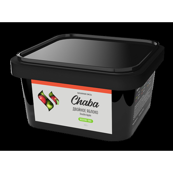 Безникотиновая смесь Chaba Double Apple Двойное Яблоко 200 грамм в Петрозаводске