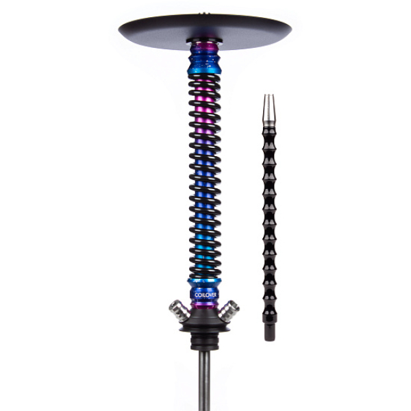 Кальян Mamay Customs Coilover Big Anod Blue Space Черный Глянец в Петрозаводске
