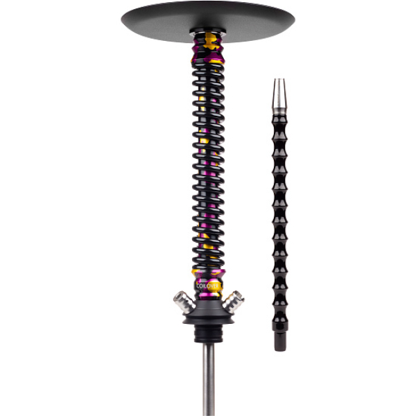 Кальян Mamay Customs Coilover Big Anod Special Purple Gold Camo Черный Глянец в Петрозаводске