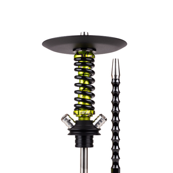 Кальян Mamay Customs Coilovers Micro Anod Oliva Splash Черный Глянец в Петрозаводске