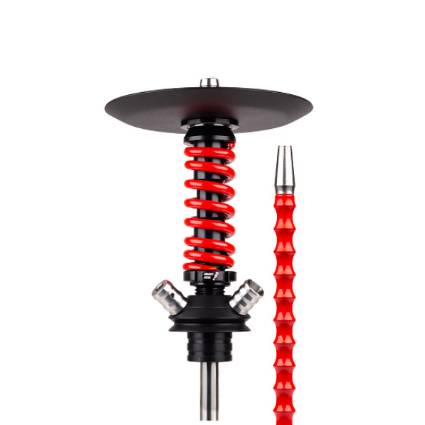 Кальян Mamay Customs Coilovers Micro Anod Черный Красный Глянец в Петрозаводске