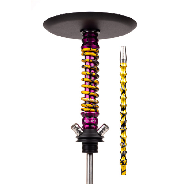 Кальян Mamay Customs Coilovers Mini Special Anod Purple Splash Gold Splash в Петрозаводске