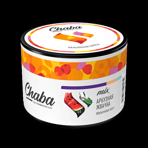 Бестабачная смесь Безникотиновая Chaba Mix Watermelon Gum Арбузная Жвачка 40 грамм в Петрозаводске